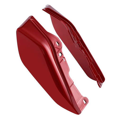 WICKED RED/BARRACUDA SILVER / MID-FRAME AIR DEFLECTORS 17UP