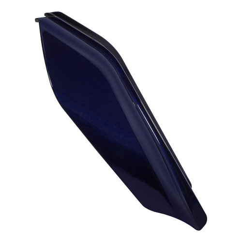 HR3 Zephyr Blue / Black Sunglo Mid-Frame Air Deflectors For Harley Touring and Trike Models 09-24