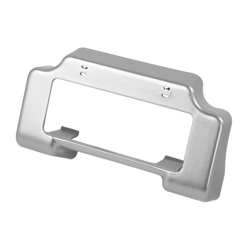 SILVER / BLACK HONEYCOMB FADE OIL COOLER COVER TOURING 09-16