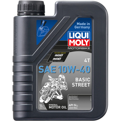 Liqui Moly #20190 - Basic Street 4T Oil - 10W-40 - 1 Liter