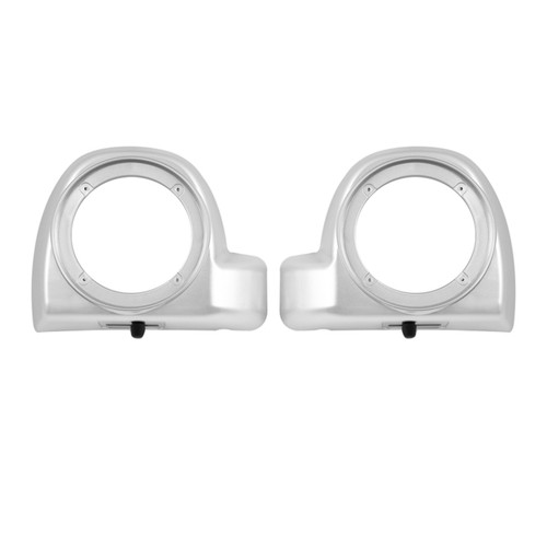 HR3 Patriotic Red White And Blue Lower Fairing Speaker Pods For Harley Touring Models 2014-2024