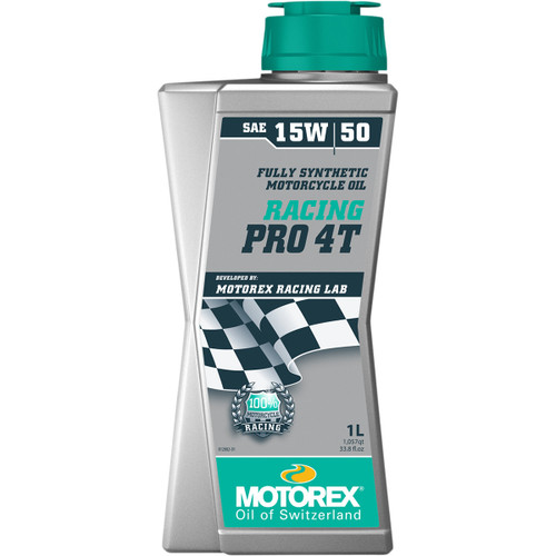 Motorex #308256 - Racing Pro 4T - 15W-50 - 1L