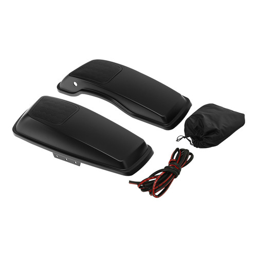BD / CUSTOM CVO SADDLEBAG LIDS W/ GRILLS FOR TOURING 14-UP