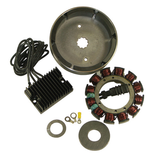 HIGH OUTPUT CHARGING SYSTEM &amp; ROTOR FOR BIG  TWIN