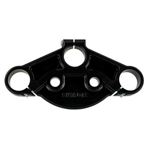 Slyfox #SF1000-2 - Triple Clamp - 49 mm - Upper - '14+ FLH - Black Anodized