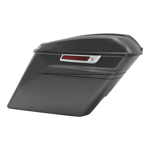 HR3 Charcoal Pearl 5" Stretched Extended Saddlebags For Harley Touring 2014-2022