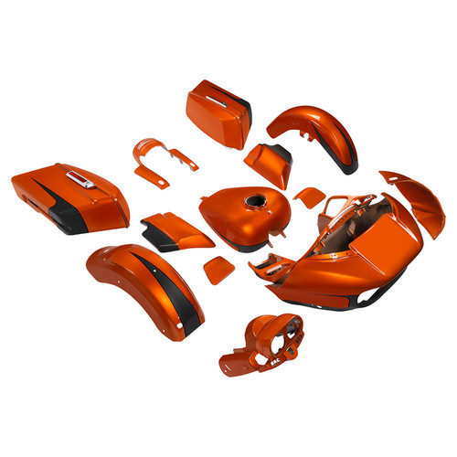 SCORCHED ORANGE / BLACK DENIM OEM COLOR BODYKIT FOR RG 15-UP