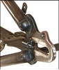 BOBBER STYLE RIGID FRAME FOR WIDE TIRE BIG TWIN