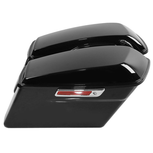 HR3 Vivid Black Hard Saddlebags (Regular) For 14-23 Harley Touring
