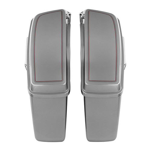 BILLET SILVER / HARD SADDLEBAGS (REGULAR) TOURING 14UP/ 1PR
