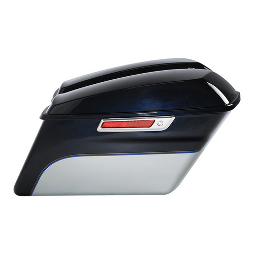 MIDNIGHT BLUE/BARRACUDA SILVER /HARD SADDLEBAGS (REGULAR)