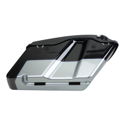 MIDNIGHT BLUE/BARRACUDA SILVER /HARD SADDLEBAGS (REGULAR)