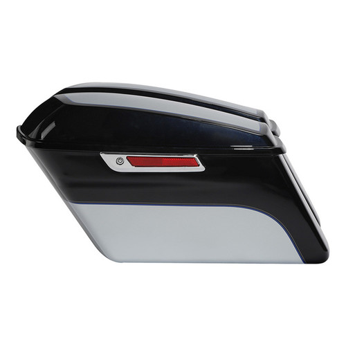 MIDNIGHT BLUE/BARRACUDA SILVER /HARD SADDLEBAGS (REGULAR)