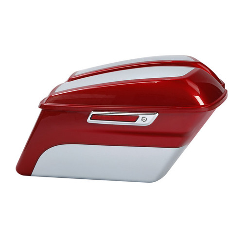 WR / BS WITH DUAL RED LINES HARD SADDLEBAGS (REGULAR) 14UP