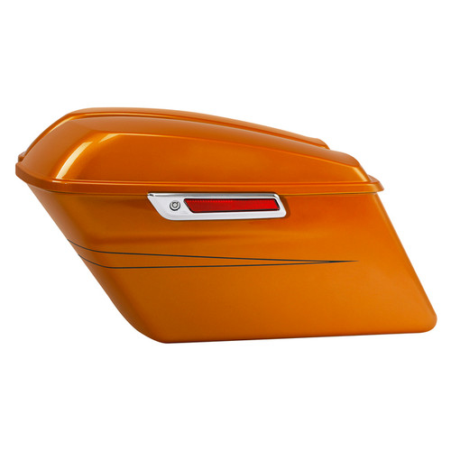 HR3 Amber Whiskey 2015 Special Hard Saddlebags (Regular) For 14-23 Harley Touring