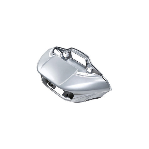 SILVER/ BLACK HONEYCOMB FADE OUTER FAIRING FOR ROAD GLIDE