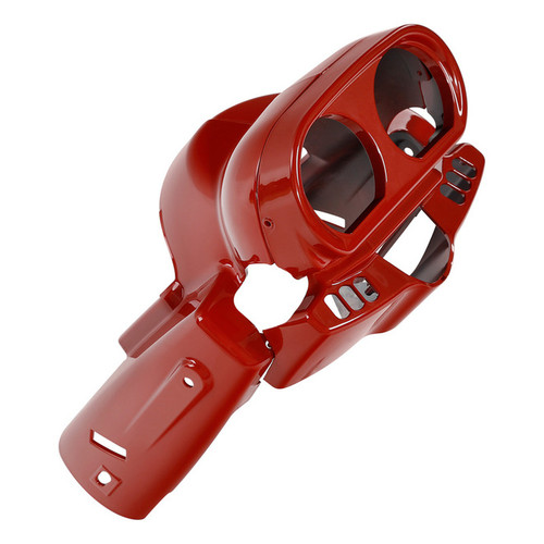 PEARL RED & SILVER GRAY / INSTRUMENT HOUSING FOR ROAD GLIDE
