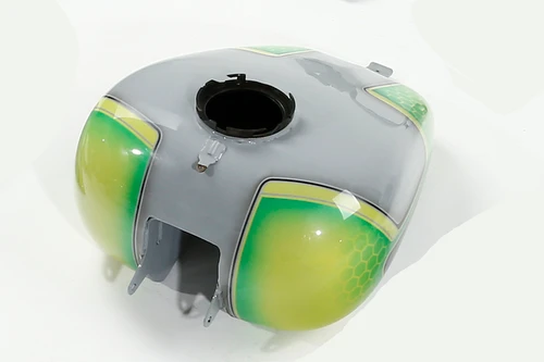 APPLE GREEN / WHITE GRAY / GAS TANK FOR TOURING 08-UP/ 1EA