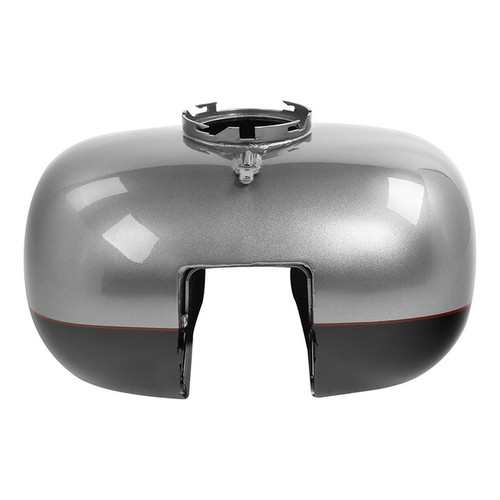 HR3 Billet Silver / Vivid Black Gas Tank For 2008-2023 Harley Touring Models