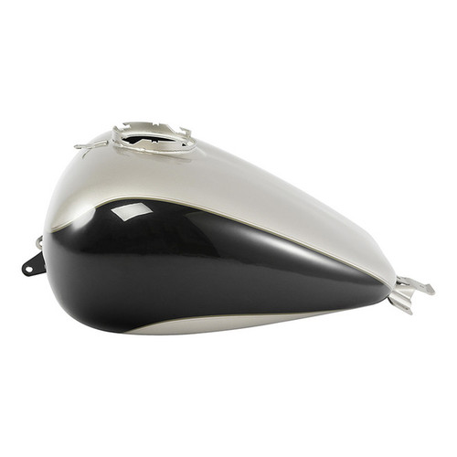 SILVER FORTUNE/BLACK TEMPEST /GAS TANK FOR TOURING 08-UP