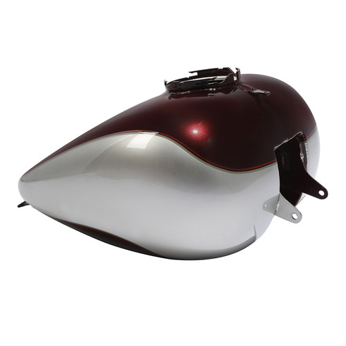 TWISTED CHERRY/SILVER FORTUNE /GAS TANK FOR TOURING 08-UP