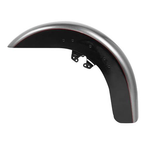 BILLET SILVER/VIVID BLACK / FRONT FENDER FOR TOURING 14-UP