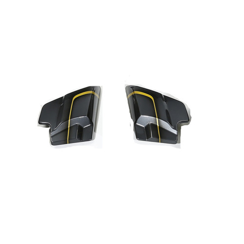 GOLD / BLACK GEOMETRIC SHAPE FADE / SIDE COVERS TOURING 09UP