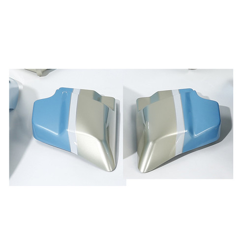 SKY BLUE / SAND GOLD /SIDE COVERS FOR TOURING 09UP/ 1PR