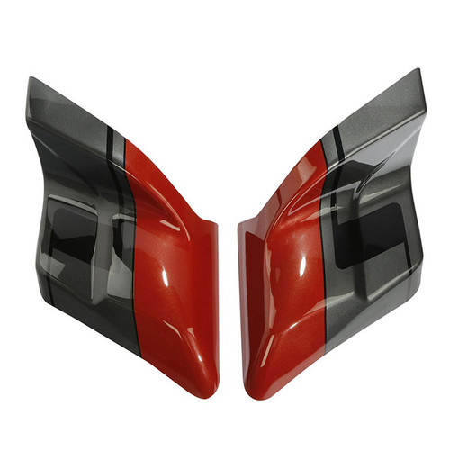 ORANGE LAVA/DARK ALLOY /SIDE COVERS FOR TOURING 09UP/ 1PR