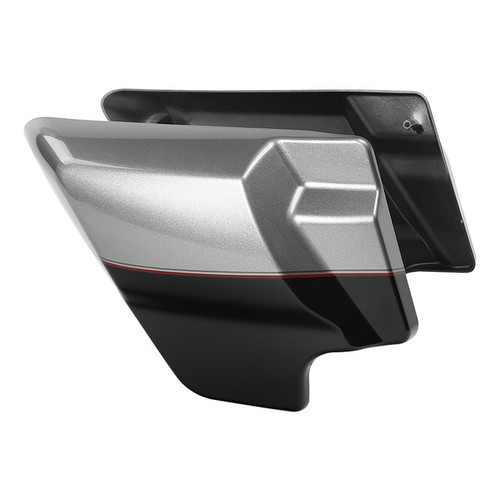 HR3 Billet Silver / Vivid Black 2017RGU Side Covers 2017 ROAD GLIDE ULTRA ?FLTRU ?