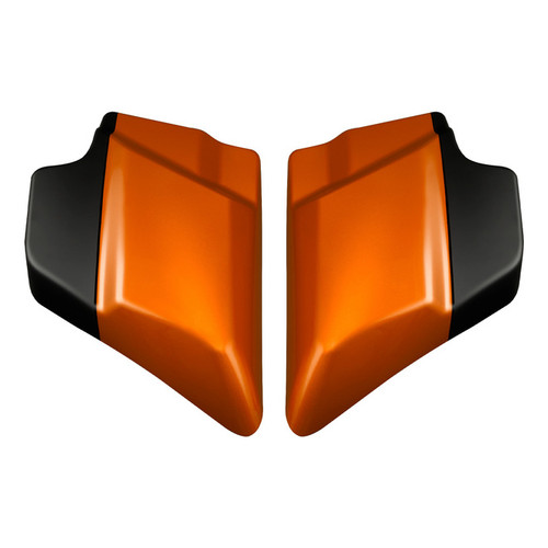 HR3 Scorched Orange / Black Denim Side Covers 2019 STREET GLIDE SPECIAL( FLHXS  ?