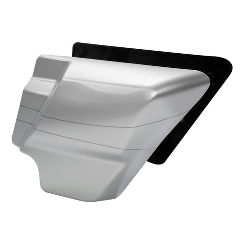 BSP W/ DUAL SILVER LINES SIDE COVERS FOR TOURING 09-UP