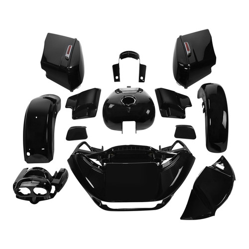 HR3 Vivid Black Complete Body Fairing Kit For Harley Road Glide Special FLTRXS 15-23