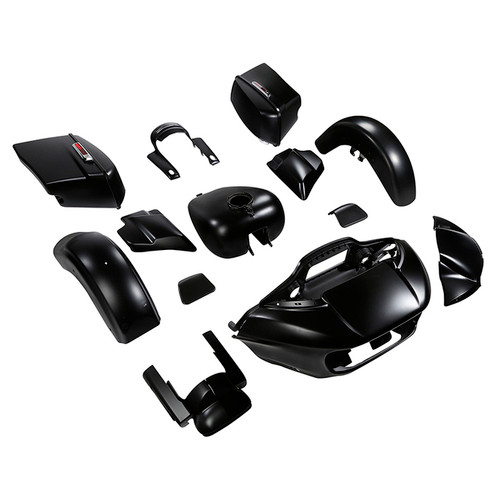 HR3 Black Denim Complete Body Fairing Kit For Harley Road Glide Special FLTRXS 15-23