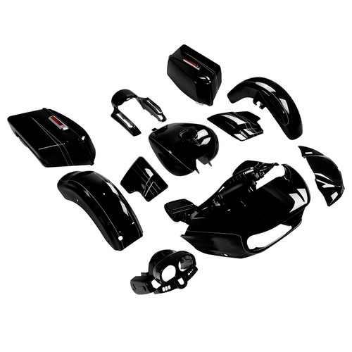 HR3 Vivid Black 2015S Complete Body Fairing Kit For Harley Road Glide Special FLTRXS 15-23