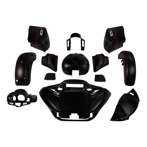 HR3 Black Denim 2015S Complete Body Fairing Kit For Harley Road Glide Special FLTRXS 15-23