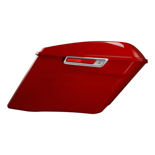 HR3 Billiard Red CVO Stretched Saddlebags For 14-23 Harley Touring