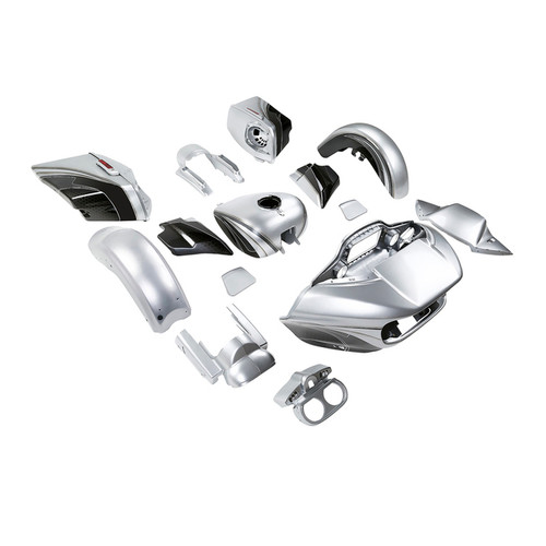 SILVER/BLACK HONEYCOMB FADE  CUS BODYKIT FOR CVO ROAD GLIDE