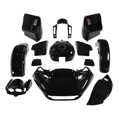 HR3 Vivid Black Complete Body Fairing Kit For Harley CVO Road Glide FLTRXSE 15-23