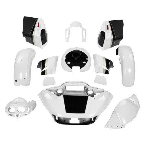 SALT PEARL/BLACK TEMPEST CUSTOM BODYKIT FOR CVO RG 15-UP