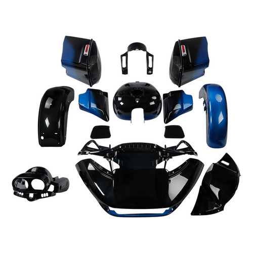 HR3 Mako Shark Fade Complete Body Fairing Kit For Harley CVO Road Glide FLTRXSE 15-23
