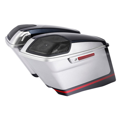 CSLS/CVO STRETCHED SADDLEBAGS WITH SPEAKER LIDS TOURING 14UP