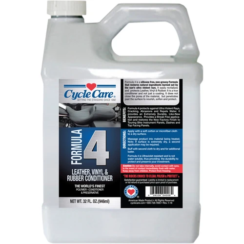 Cycle Care Formulas #04032 - Formula 4 Leather Vinyl - 32 U.S. fl oz.