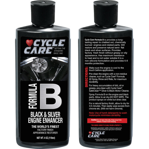 Cycle Care Formulas #44004 - Formula B Engine Enhancer - 4 oz net wt.