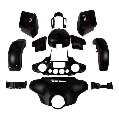 HR3 Black Denim 2015S Complete Body Fairing Kit For Harley Street Glide Special FLHXS 14-23