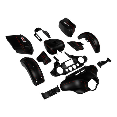HR3 Black Denim 2015S Complete Body Fairing Kit For Harley Street Glide Special FLHXS 14-23