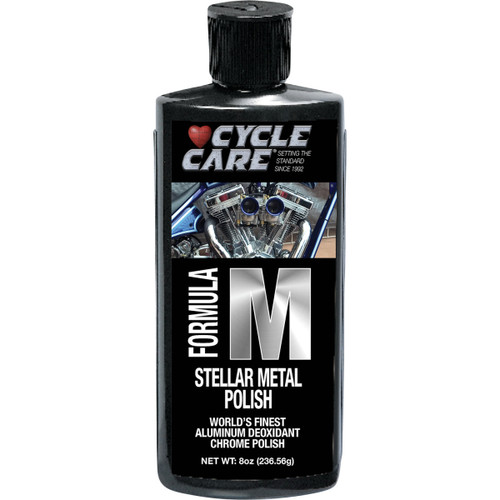 Cycle Care Formulas #55008 - Formula M Aluminum/Chrome Polish - 8 oz. net wt.