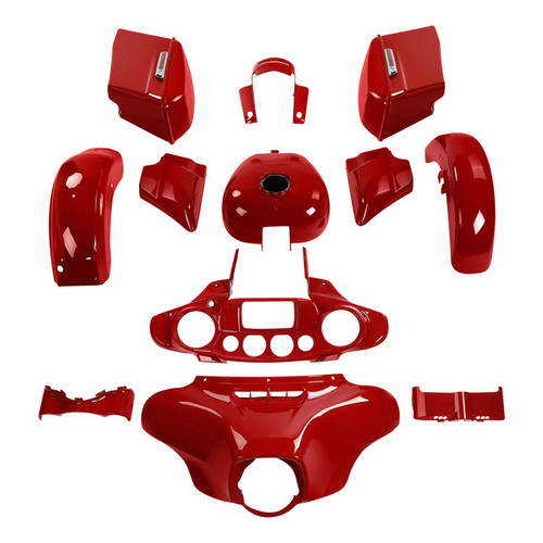 HR3 Billiard Red Complete Body Fairing Kit For Harley Street Glide Special FLHXS 14-23