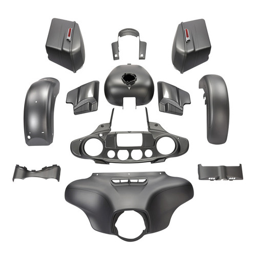 HR3 Charcoal Denim Complete Body Fairing Kit For Harley Street Glide Special FLHXS 14-23