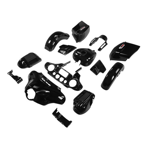 HR3 Vivid Black Complete Body Fairing Kit For Harley CVO Street Glide FLHXSE 14-23